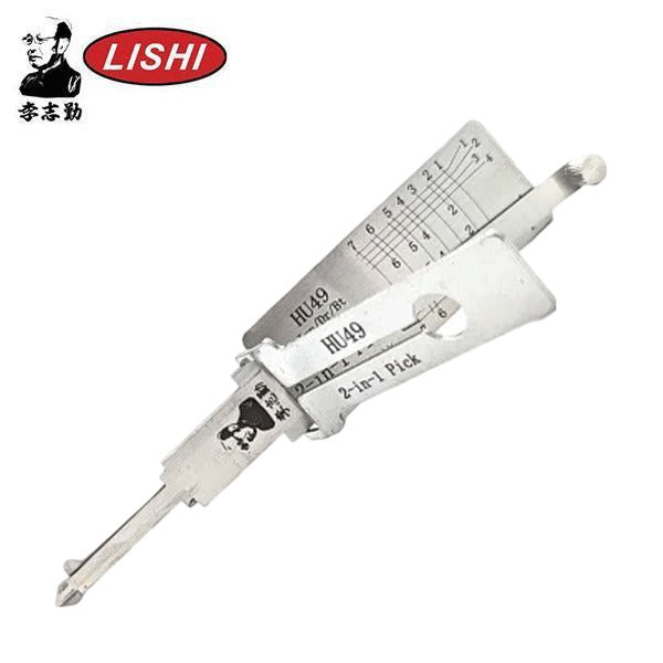 ORIGINAL LISHI - HU49-Keyway VW Audi Porsche / Ignition Door Trunk /2-in-1 Pick & Decoder