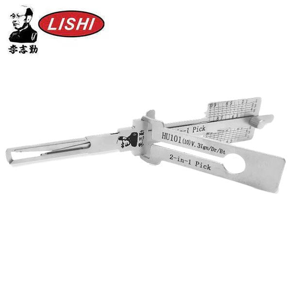 ORIGINAL LISHI - HU101 CutOut V3 Volvo and Land Rover / 10-Cut / 2-in-1 Pick & Decoder / AG