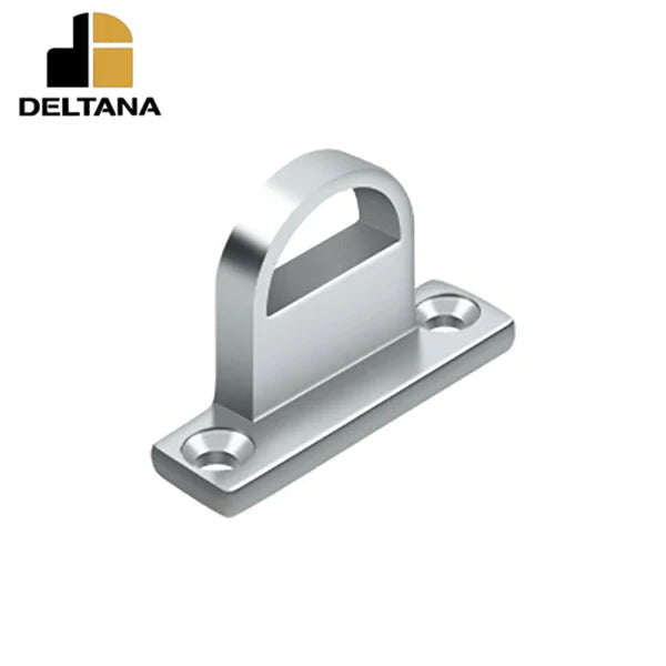 Deltana - Offset Heavy Duty Strike for Heavy Duty Bolt - Solid Brass - Optional Finish