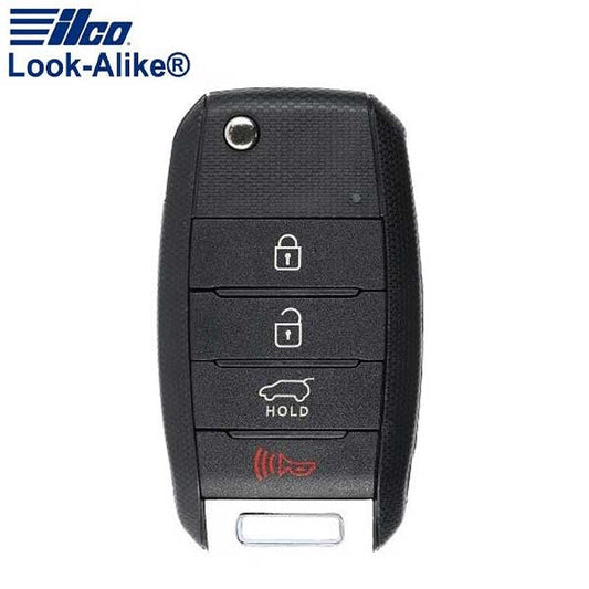 2014-2016 Kia Sportage / 4-Button Flip Key / PN: 95430-3W350 / NYODD4TX1306-TFL (AFTERMARKET)