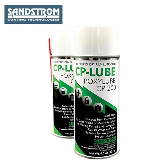 POXYLUBE - CP-200 / CP-LUBE - Aerosol Solid Film Lubricant - Air Dry Series L200