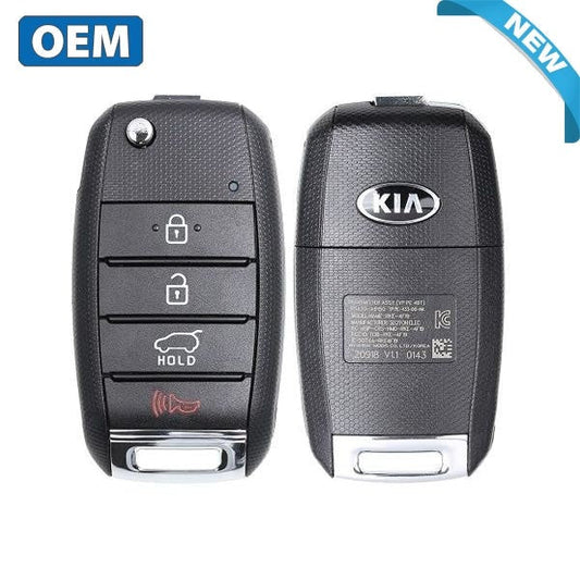 2019-2021 Kia Sedona / 4-Button Flip Key / PN: 95430-A9150 / TQ8-RKE-4F19 (YP PE 4BT) (OEM)