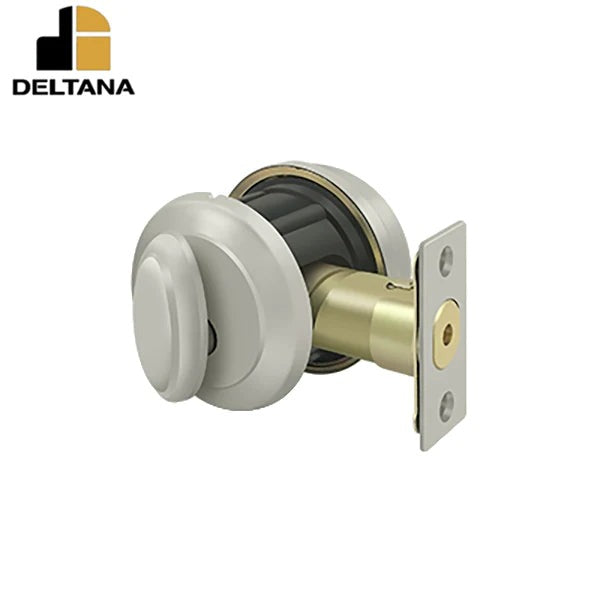 Deltana - Solid Brass Port Royal Deadbolt Lock Grade 2 - Optional Finish