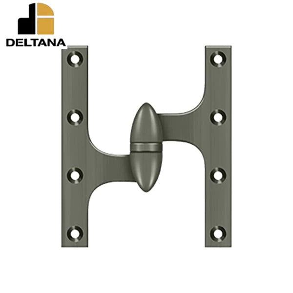 Deltana - 6" x 5" Hinge - Left Handed - Optional Finish