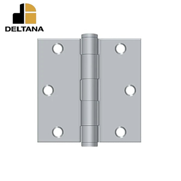 Deltana - 3-1/2" x 3-1/2" Square Hinge - Heavy Duty - Optional Finish