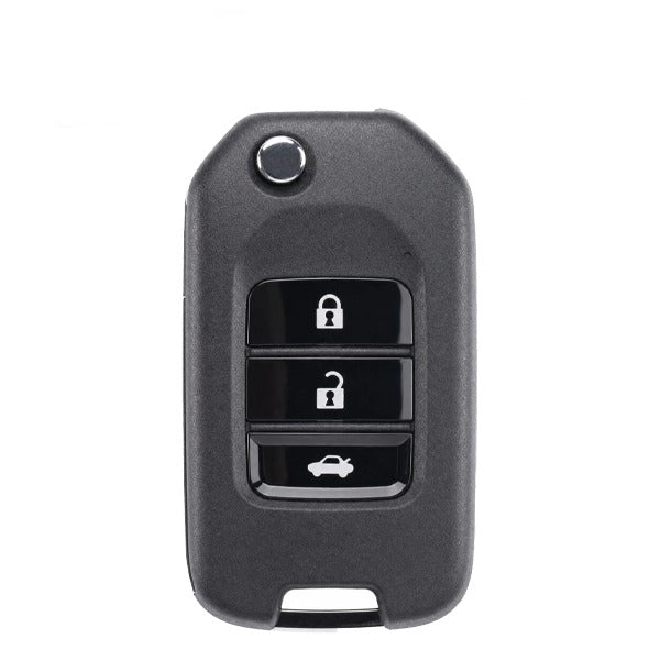 Xhorse / XNHO20EN / Honda Style / 3-Button Universal Remote Flip Key / For VVDI Key Tool (Wired)