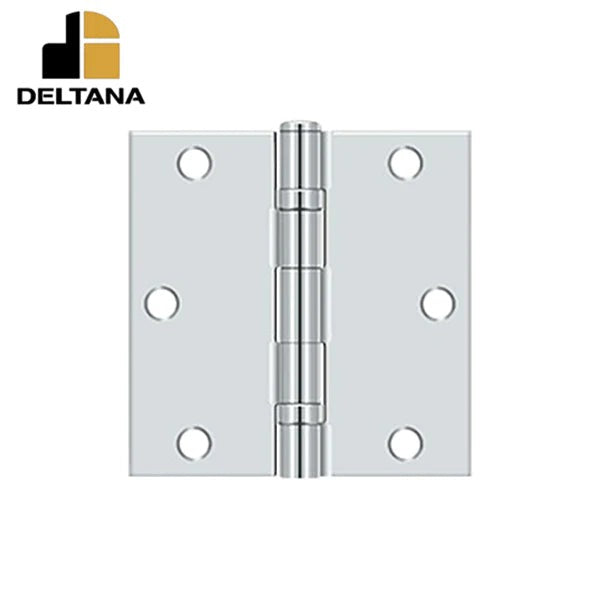 Deltana - 3-1/2" x 3-1/2" Square Hinge - Ball Bearing - Optional Finish