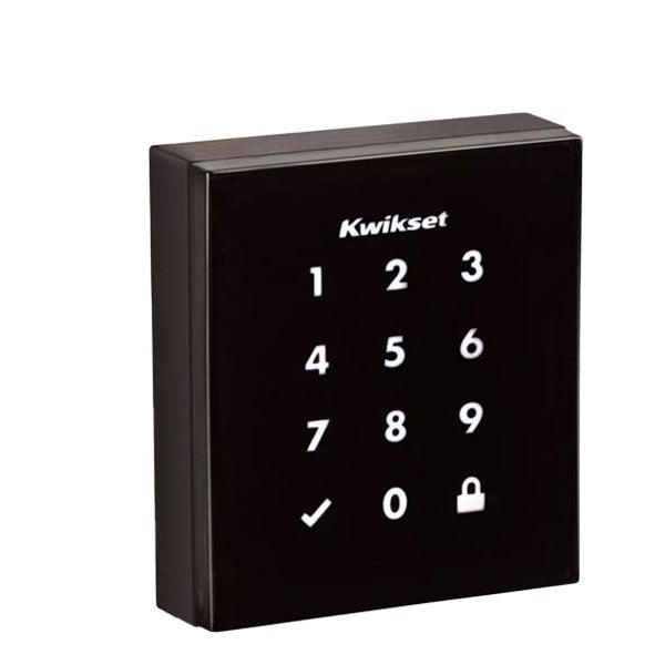 Kwikset - Obsidian - Electronic Touchscreen Smart Deadbolt - 11P - Z-Wave Plus - Venetian Bronze - Home Connect