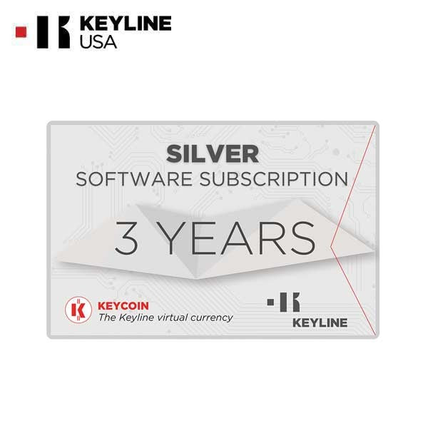 Keyline - Silver Software Subscription - 3 Year of Updates for Keyline Electronic Key Cutting Machines