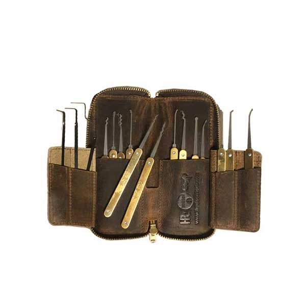 HPC - Renegade Lock Pick Set with Leather Case - 16 Pieces