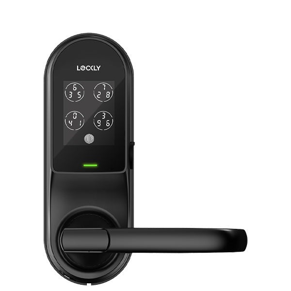Lockly Guard- DUO 679D - Dual Locking Interconnected Smart Lock - Fingerprint Reader - Wi-Fi-Bluetooth App Controlled - Touchscreen Keypad - Key Override - Mifare RFID - Optional Finish