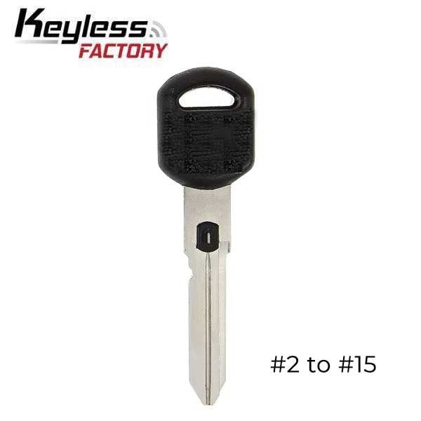 GM Double-Sided VATS Keys (2-15 VATS) (KeylessFactory)