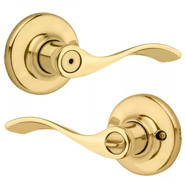 Kwikset - 300BL - Balboa Lever Set - Round Rose - Optional Finish - Privacy - Grade 3