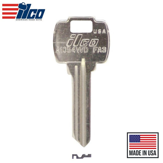 Ilco - FA3-BR FALCON Key Blank - 6 Pin or Disc
