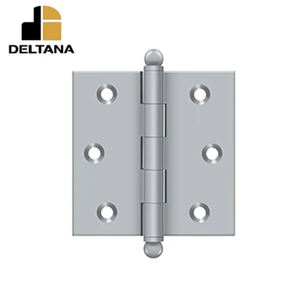 Deltana - 2-1/2" x 2-1/2" Hinge - w/ Ball Tips - Optional Finish