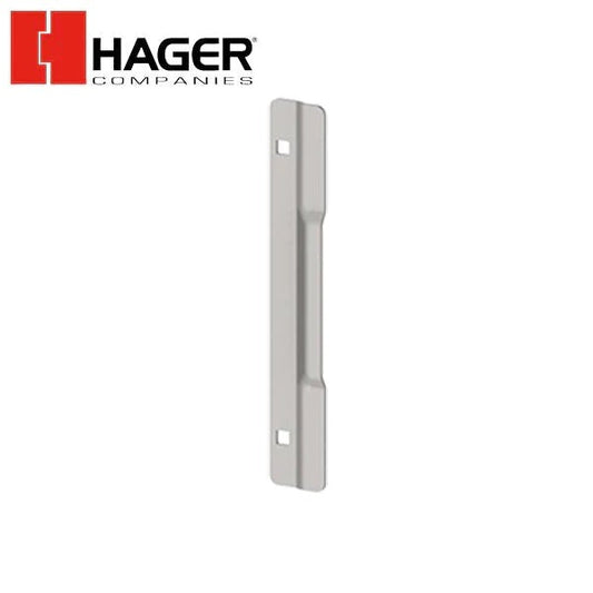 Hager - 345D - Latch Protector Plate - Satin Stainless Steel
