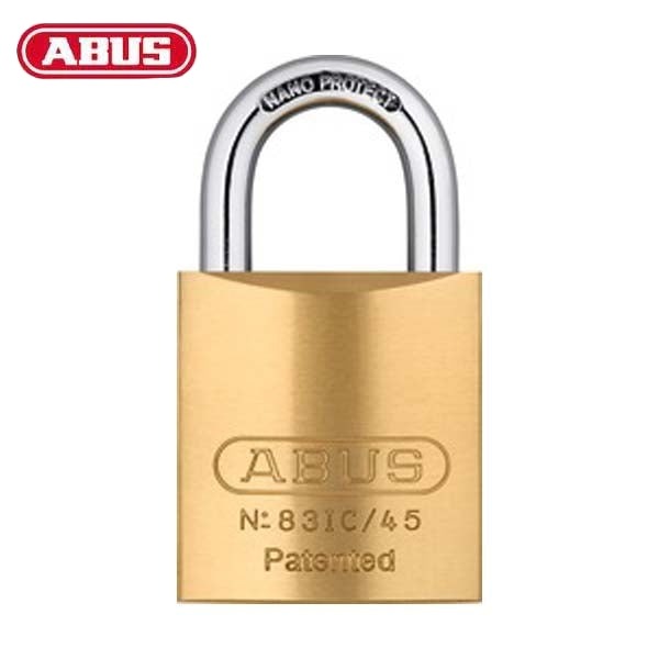 Abus - 83719 - Padlock Brass 83Ic/45 W/O Shackle