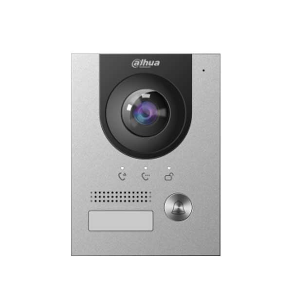 Dahua / IP / 2MP / Video Doorbell / Fixed / 1.9mm Lens / Outdoor / IP65 / IK07 / Active Alarm / Built-in Microphone & Speaker / 5 Year Warranty / DH-VTO2202F-P
