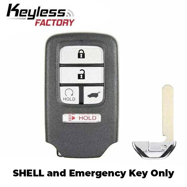 2016-2019 Honda / 5-Button Smart Key SHELL for KR5V1X, KR5V44, KR5T44 (AFTERMARKET)