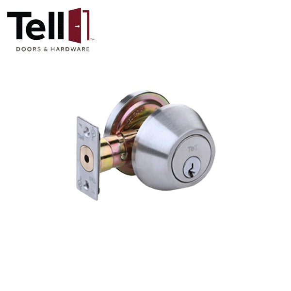 TELL - DB2000 Series - Standard Duty - Tubular Deadbolt - Double Cylinder - Optional Finish - Grade 2