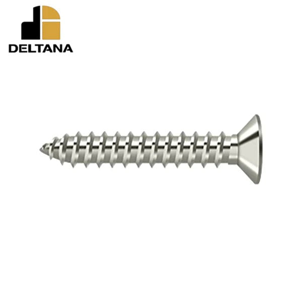 Deltana - Wood Screw - SB - #12 x 1-1/4" - Optional Finish
