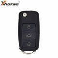 Volkswagen B5 Style / XKB521EN / 3-Button Universal Remote Key for VVDI Key Tool (Wired) (Replacement For XKB511EN)