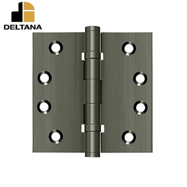 Deltana - 4" x 4" Square Hinges - Ball Bearing - 0.129 Thickness - Optional Finish