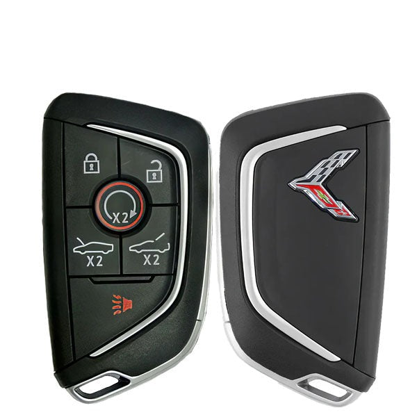 2020-2024 Chevrolet Corvette C8 / 6-Button Smart Key / PN: 13545161 (OEM) (Chrome Logo)
