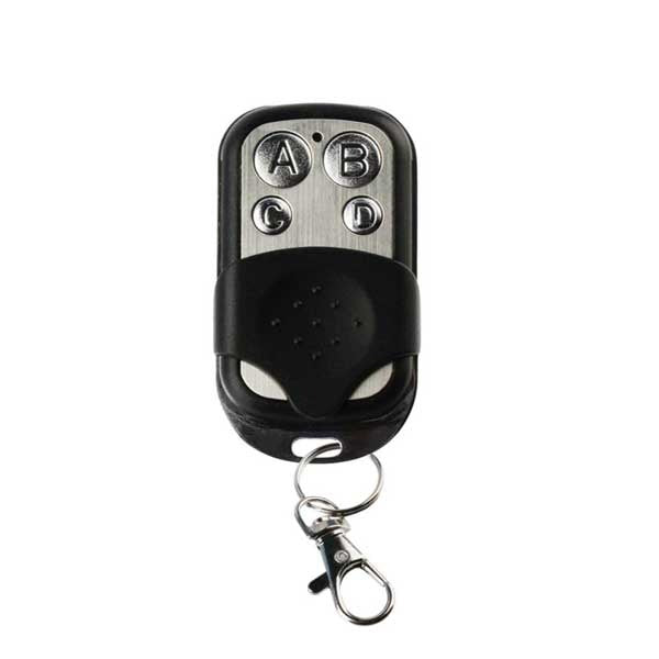 KeylessFactory - Garage Door Keychain Remote - 4-Button - Replacement - 390 MHz - 3V