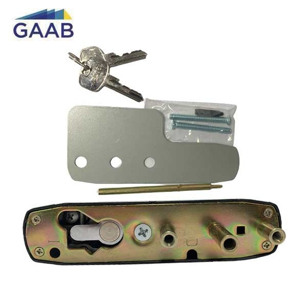 GAAB - G800L - Lever Exit Trim - for GAAB Exit Devices - Clutched - Reversible - Entry Function - Optional Keyway - Grey