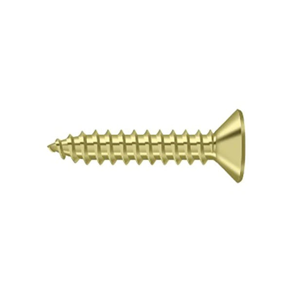 Deltana - Wood Screw - SB - #10 x 1" - Optional Finish