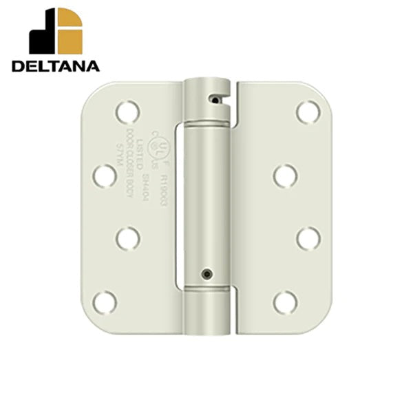 Deltana - 4" x 4" x 5/8" Spring Hinge - UL Listed - Optional Finish