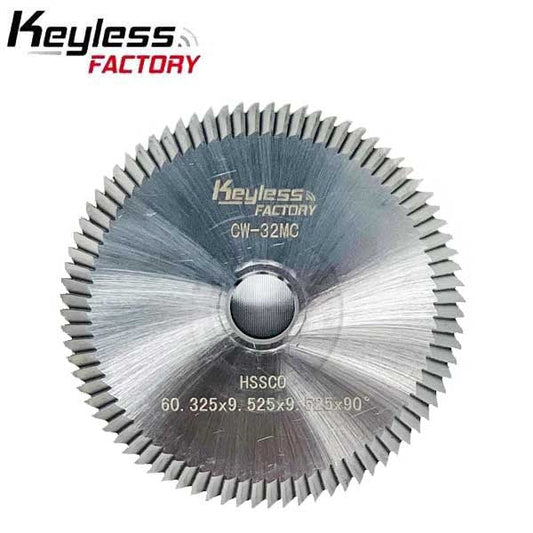 KeylessFactory - CW32MC - ASSA Twin Cylinder Cutter - 90o - for HPC Key Machines