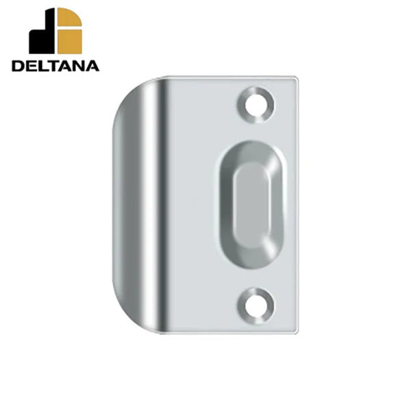 Deltana - Full Lip Strike Plate For Ball Catch - and Roller Catch - Optional Finish
