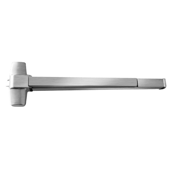CodeLocks - CL36R / CL48R - 36" / 48" Door Width - CL-ED Series Steel Rim Exit Device - Brushed Steel - Grade 1