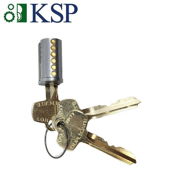 KSP - 206C - SFIC Core - 6-Pin - G Keyway - Keyed Different - 26D - Satin Chrome