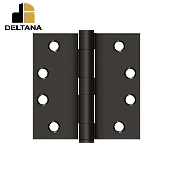 Deltana - 4" x 4" Square Hinge - Heavy Duty - Optional Finish