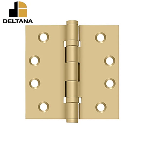 Deltana - 4" x 4" Square Hinges - Ball Bearing - 0.129 Thickness - Optional Finish