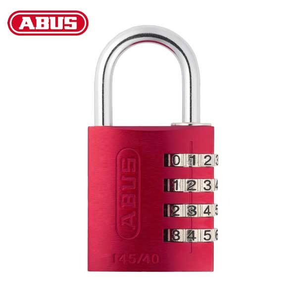 Abus - 145/40 C - Aluminum - 4-Dial Resettable Padlock - Optional Color
