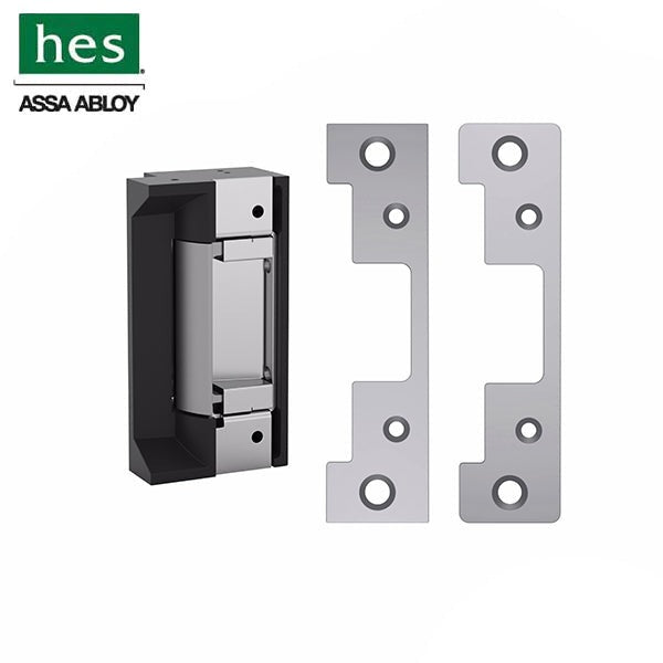 HES - 5000 - Complete Electric Strike with Optional Faceplate Kit - Fail Safe/Fail Secure - 12/24VDC - Up To 5/8" Throw Latchbolt - Satin Stainless Steel - Grade 1