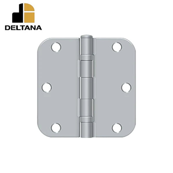 Deltana - 3-1/2" x 3-1/2" x 5/8" Radius Hinge - Ball Bearing - Optional Finish
