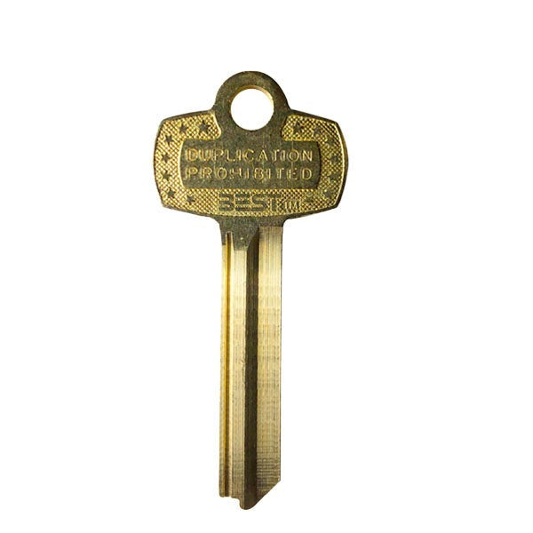 BEST - 1A1TB1KS208KS800 - TB Keyway - "Best Duplication Prohibited" Stamped - Blank Back