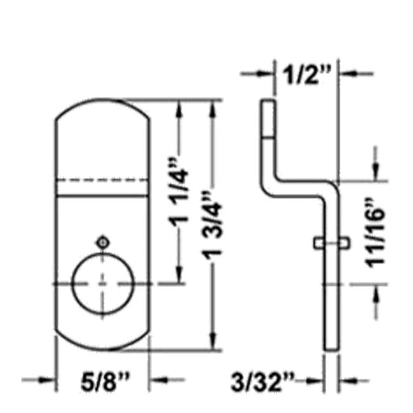 Olympus - DCNP-100-BC5 - Bent Cam With 1/2" Offset