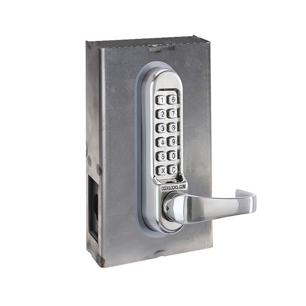 CodeLocks - CL510 Gate Box Kit - Mechanical Lock - Heavy Duty - Tubular Latch Bolt Gate Box Kit - Optional Finish