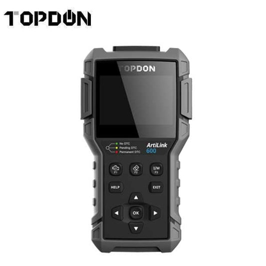TOPDON - Artilink 600 - OBDII Diagnostic Scan Tool - 18V - 3.5" Color Display - DTC Library Lookup - Live Data Monitoring