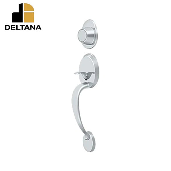 Deltana - Montego Handleset Dummy - 1-3/8" - 2" Door Thickness - Optional Finish