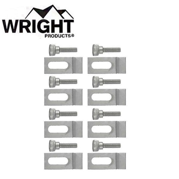 Wright - V832CS - Panel Clips - For Screens / Storm Doors - (Pack of 8)