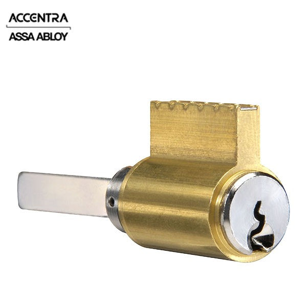 Accentra (Formerly Yale) - 1802 - Standard Cylinder - GH Keyway - 0 Bitted - 6-pin - Satin Chrome - 626/US26D