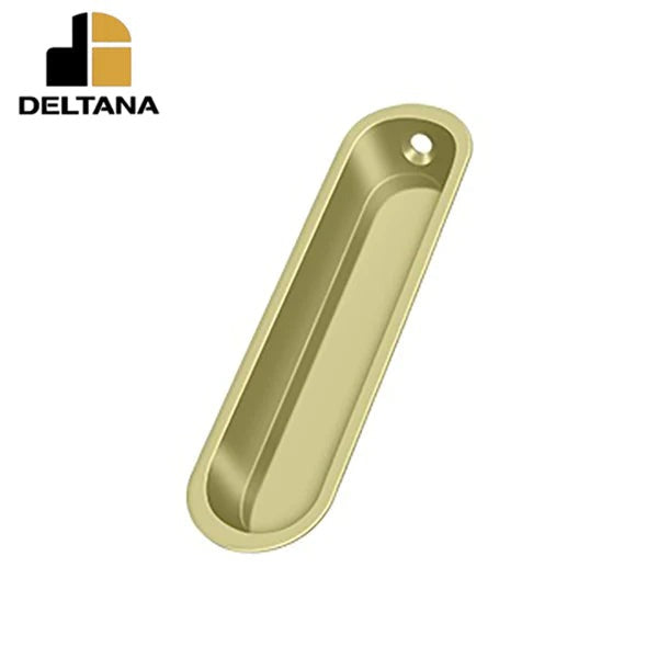 Deltana - Flush Pull - 4" x 1" x 1/2" - Optional Finish