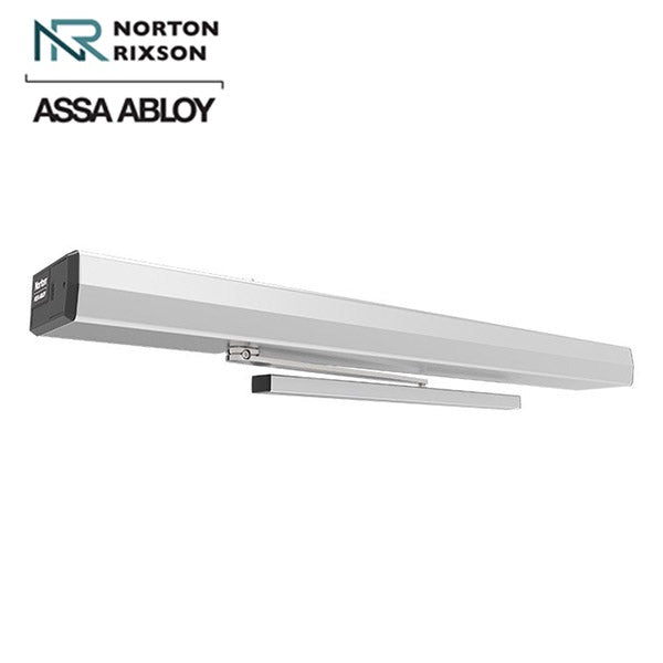 Norton - 6211 / 6311 - Electromechanical Low Energy Operator - Door Closer - High Traffic - Wi-Fi Interface - Non Handed - Optional Push / Pull - Satin Aluminum - Fire Rated
